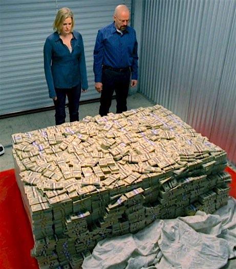 how much money did walter white make