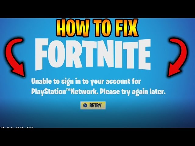 psn login fortnite