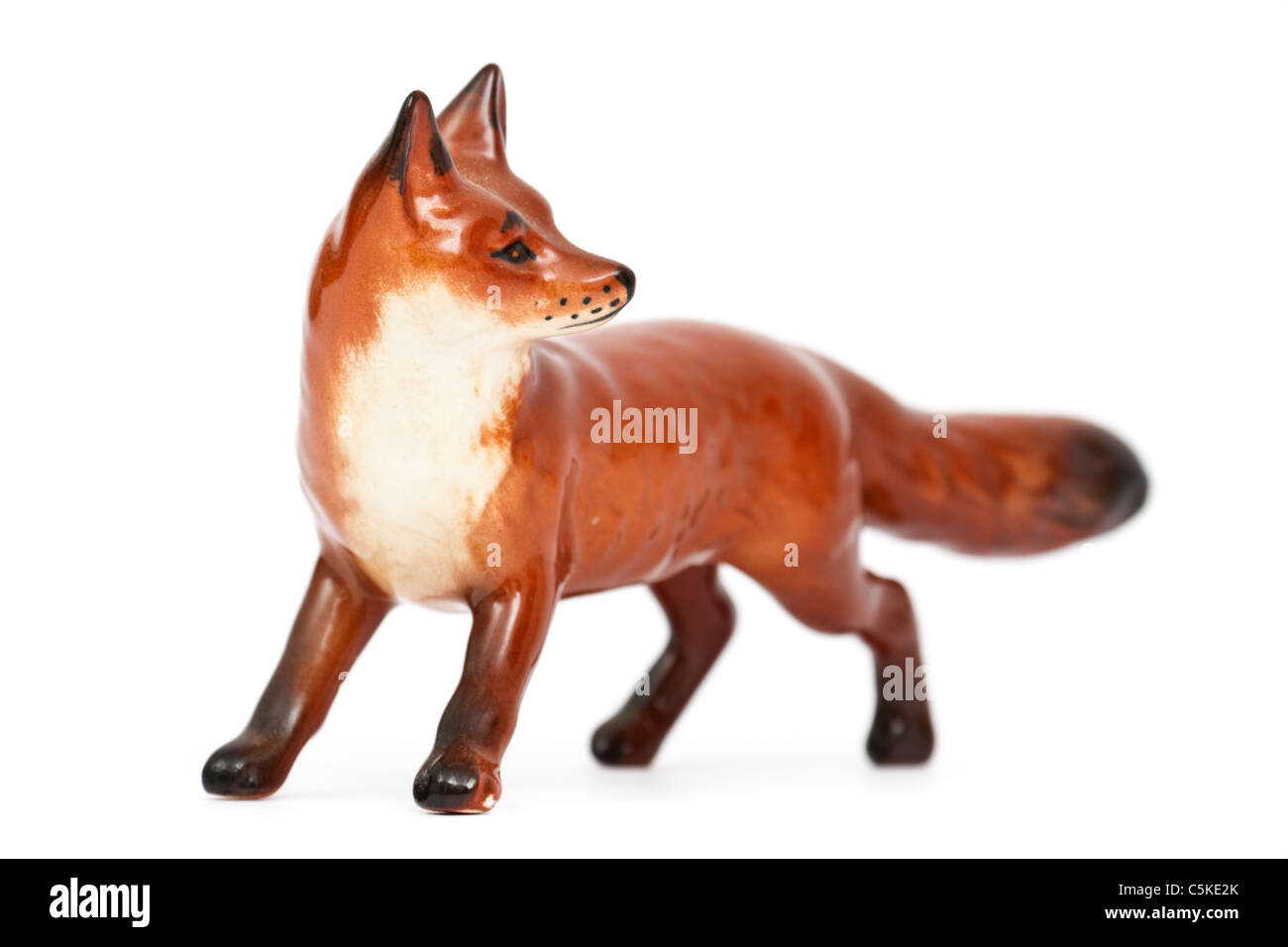 porcelain fox figurine