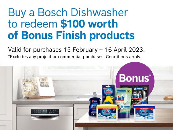 bosch dishwasher bonus offer