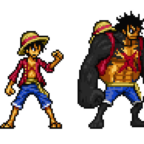 luffy 8 bits