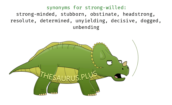 strong willed synonym