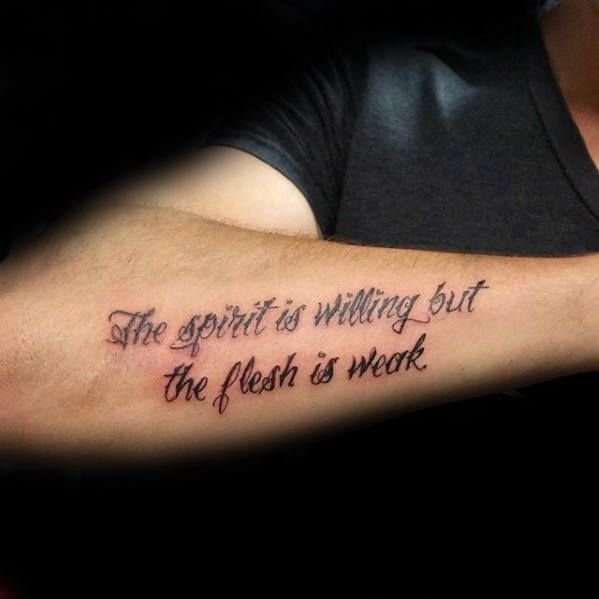 tattoo sayings on forearm