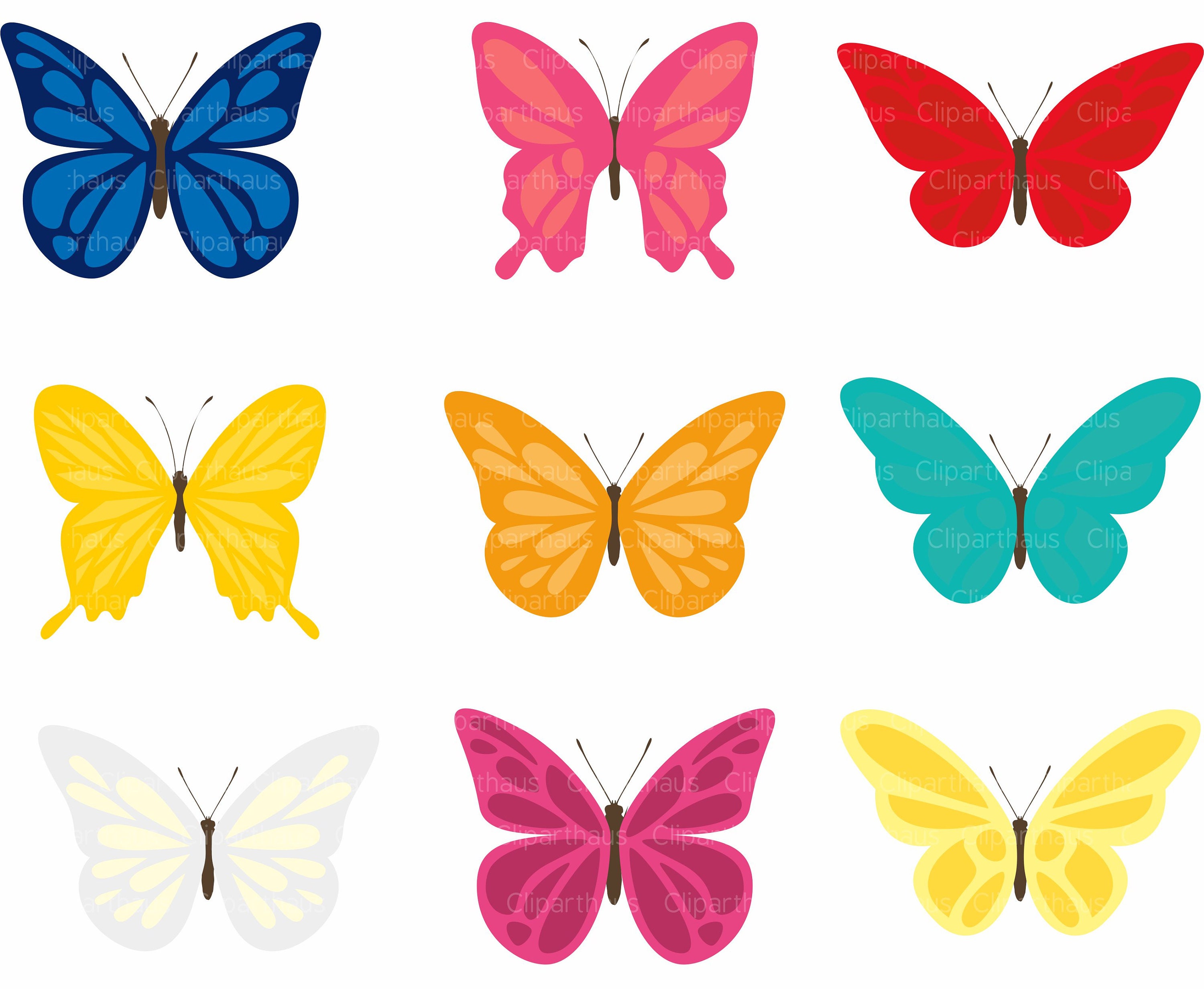 clip art butterflies