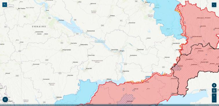 live map ukraine invasion