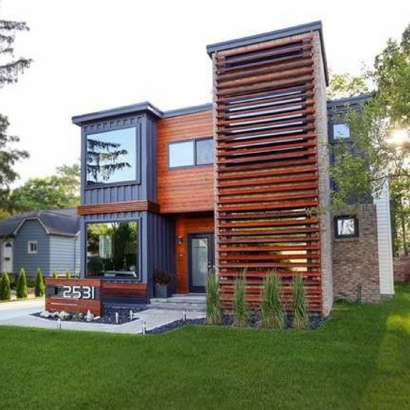 shipping container house royal oak
