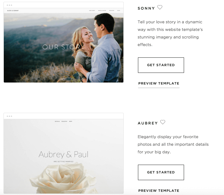 the knot wedding site