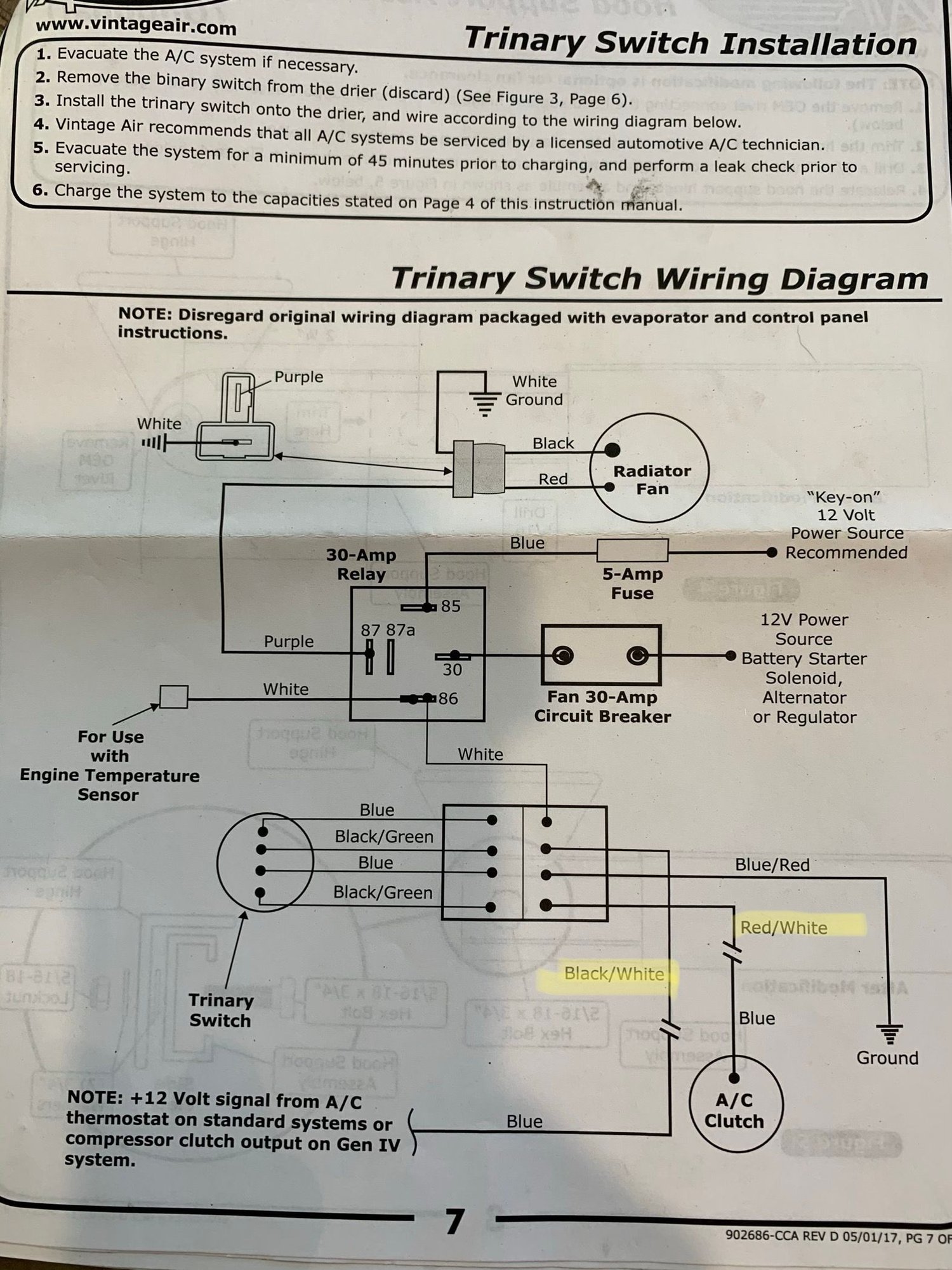 vintage air wiring schematic