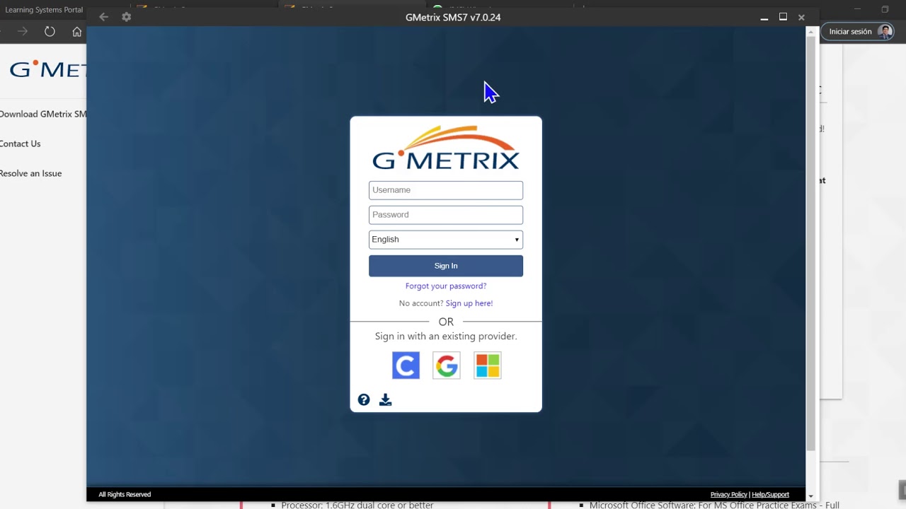 gmetrix descargar en español