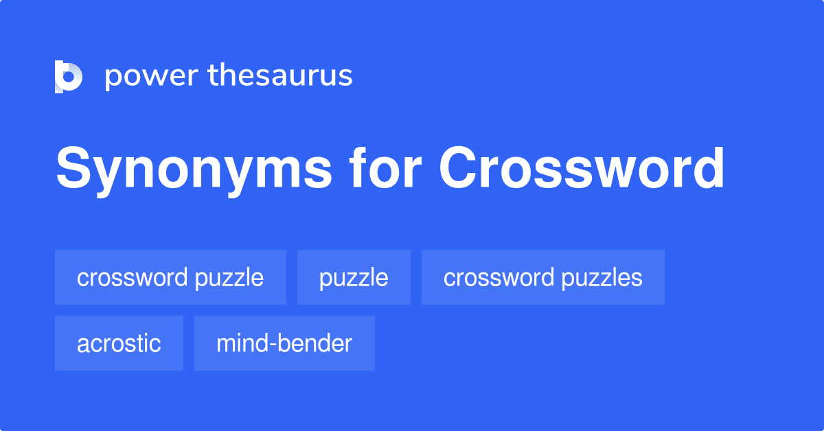 thesaurus name crossword