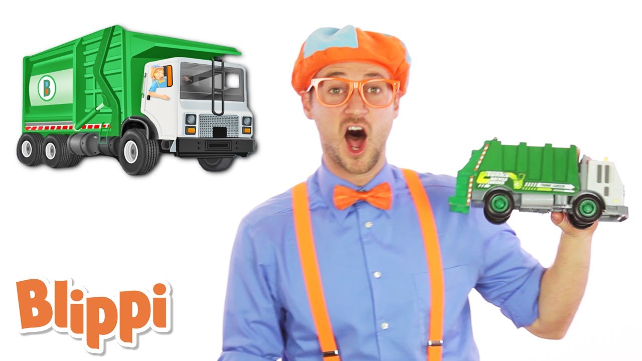 blippi the garbage truck song