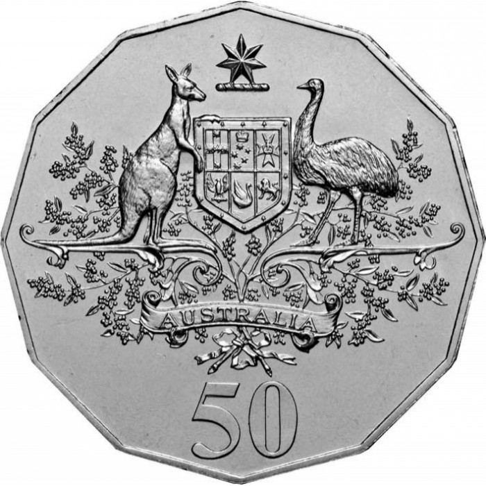 2001 australian 50 cent coin value