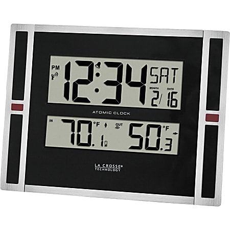 la crosse digital atomic wall clock