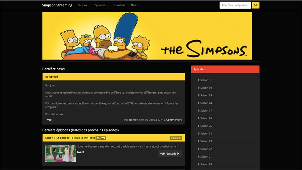 simpson streaming vf