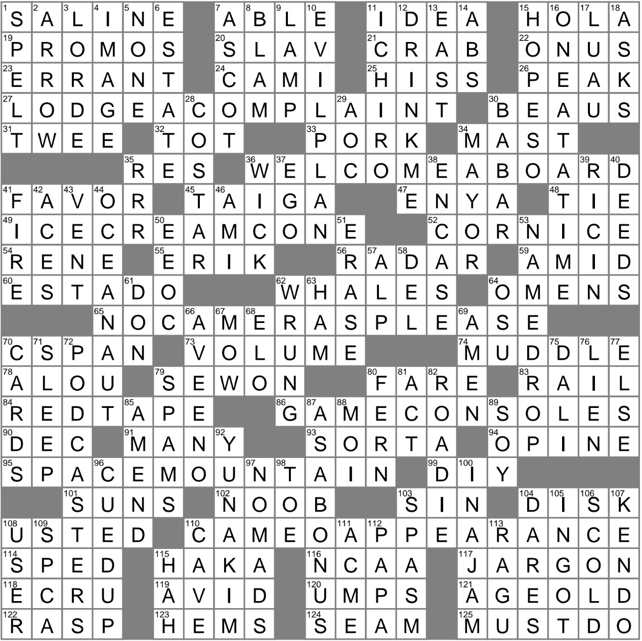 from that time crossword clue