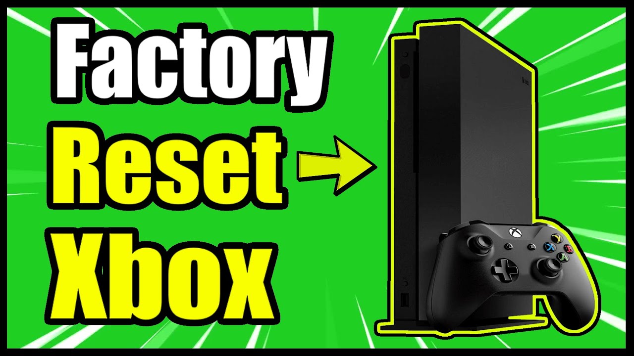 xbox one factory reset