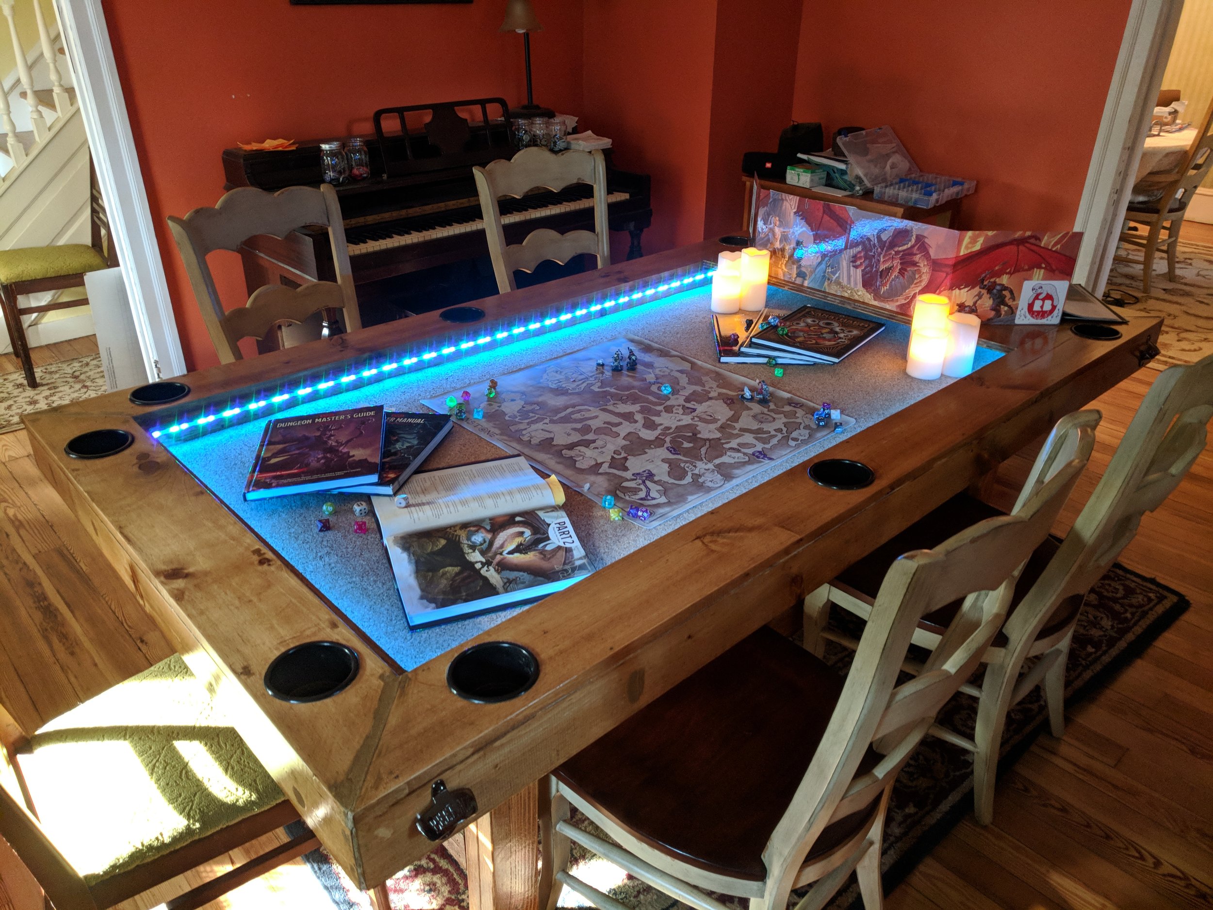 build your own board game table