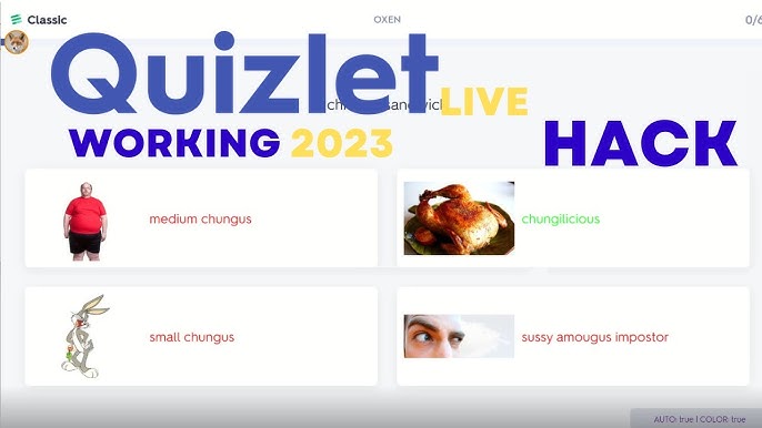 quizlet live hack