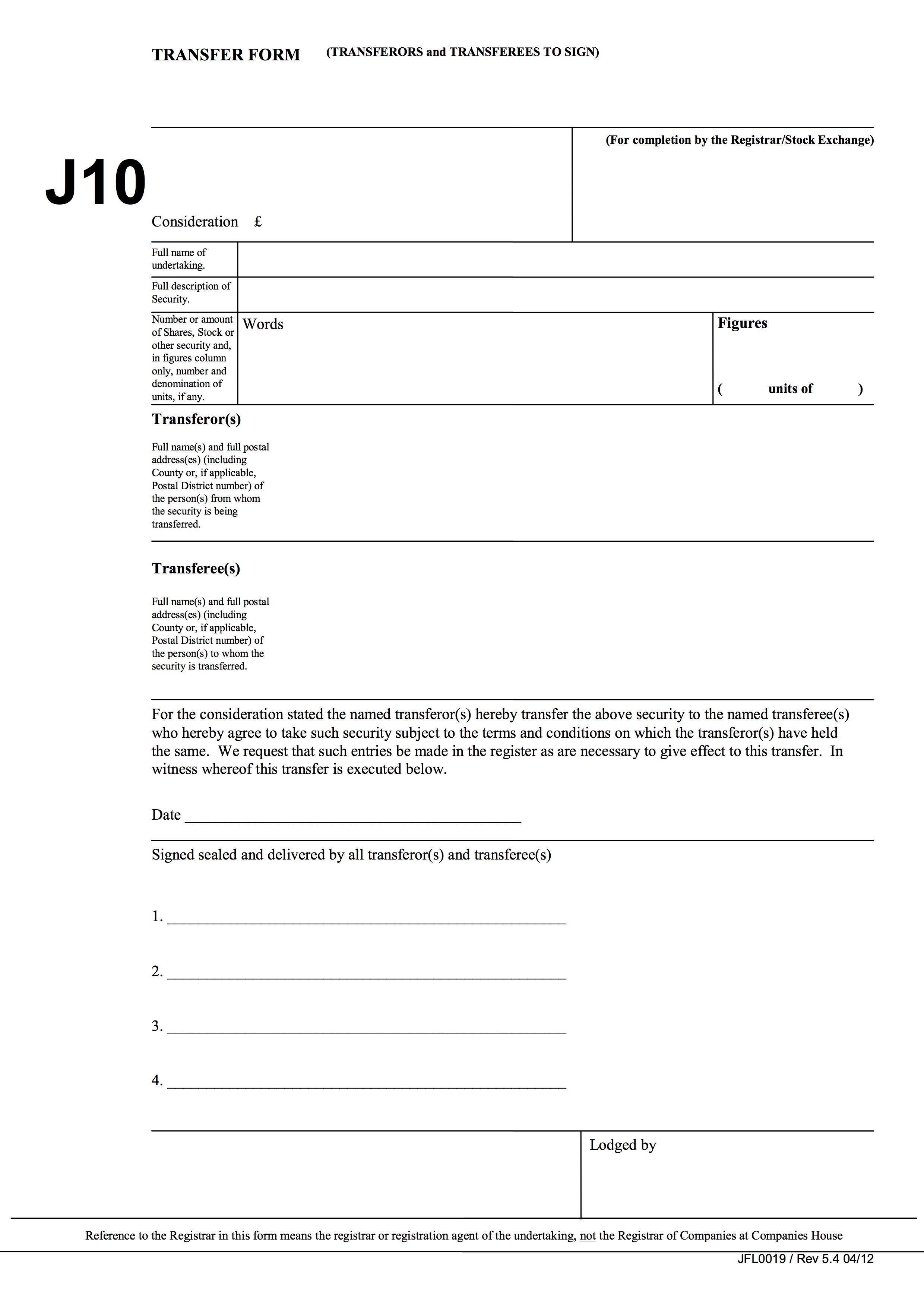 j10 stock transfer form