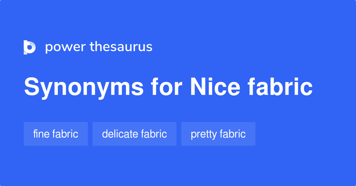 fabric thesaurus