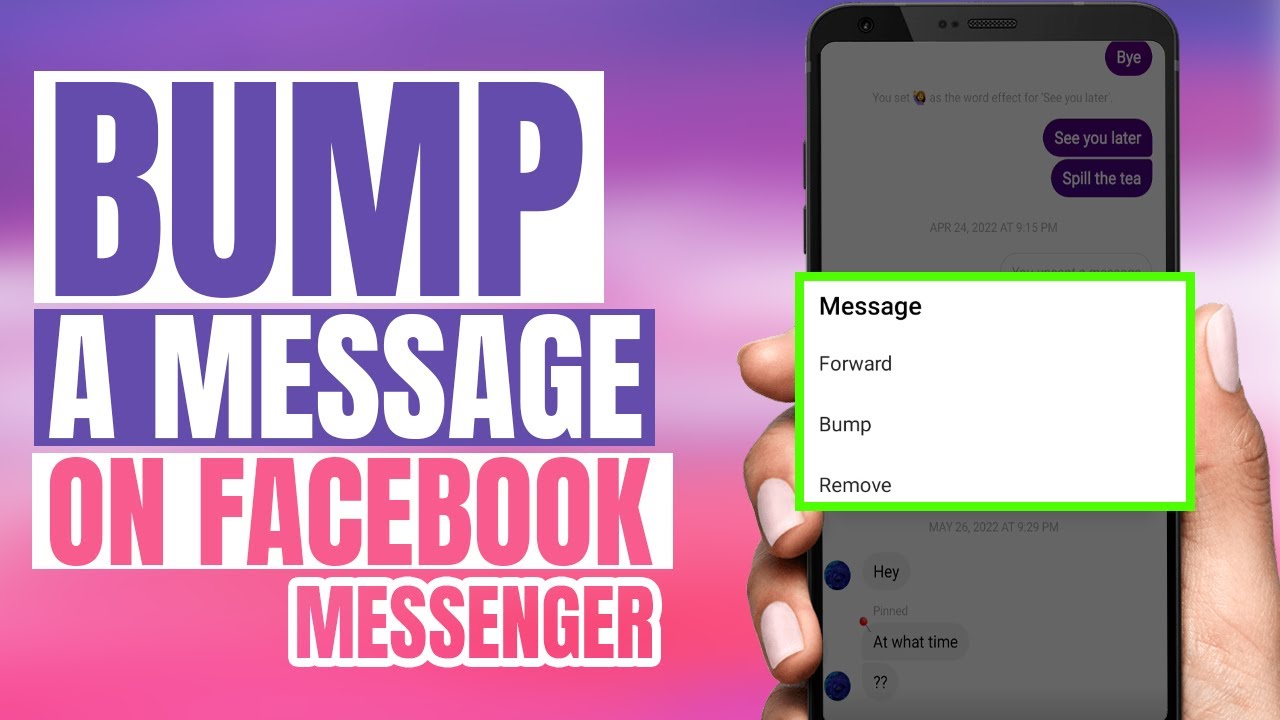 facebook messenger bump