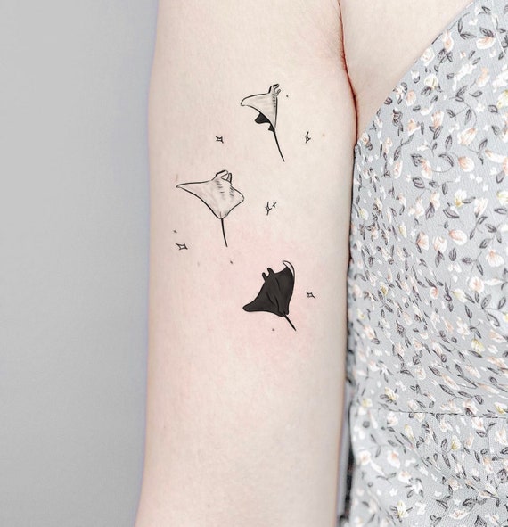 manta ray tattoo