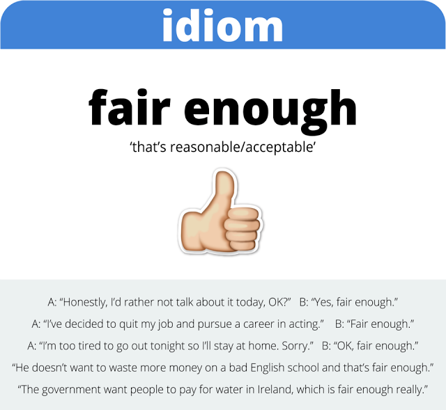 fair enough synonym