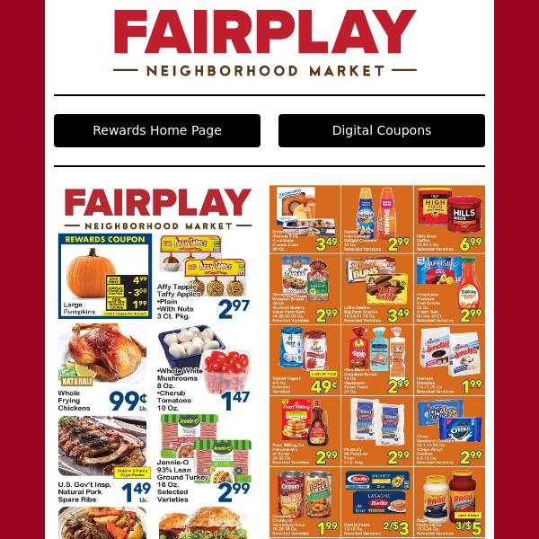 fairplay foods weekly sales ad