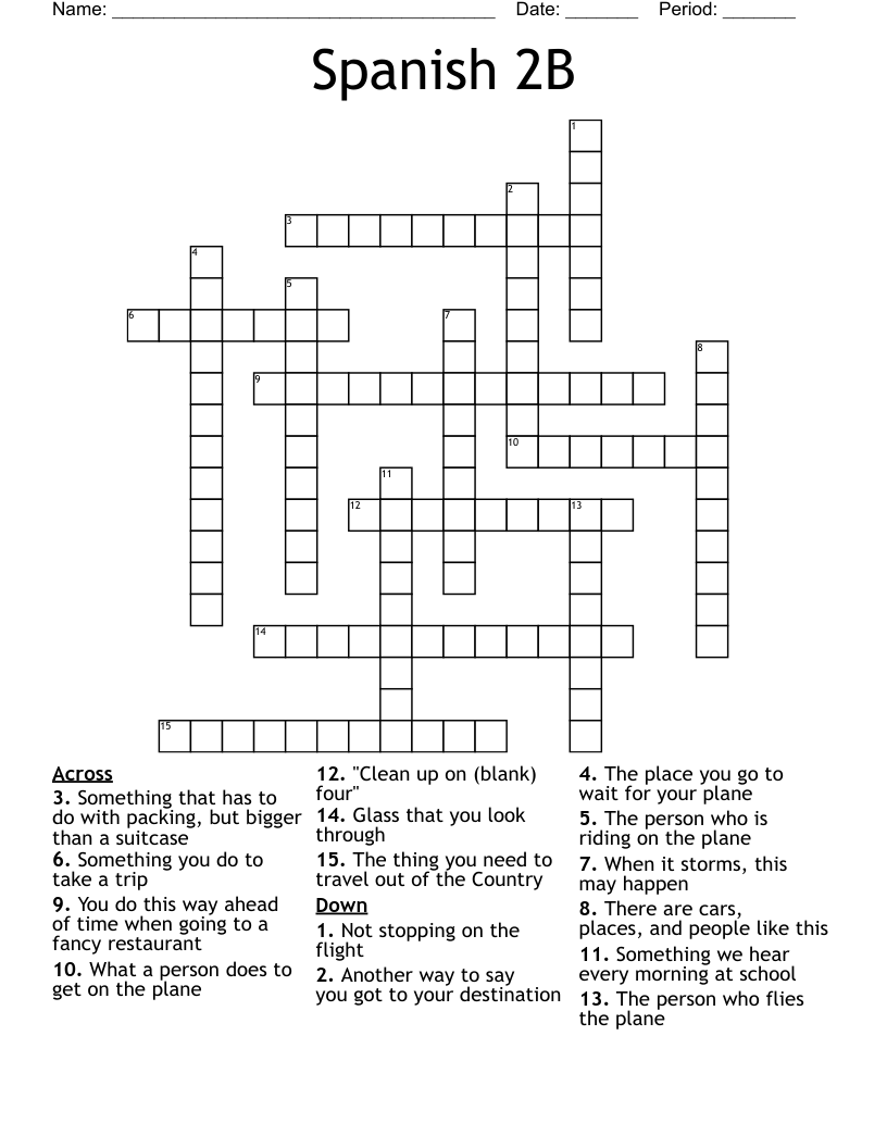 fancy restaurant service crossword