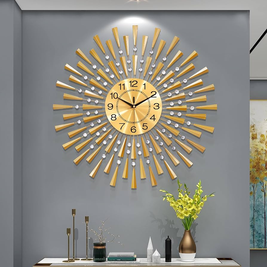 fancy wall clock for living room