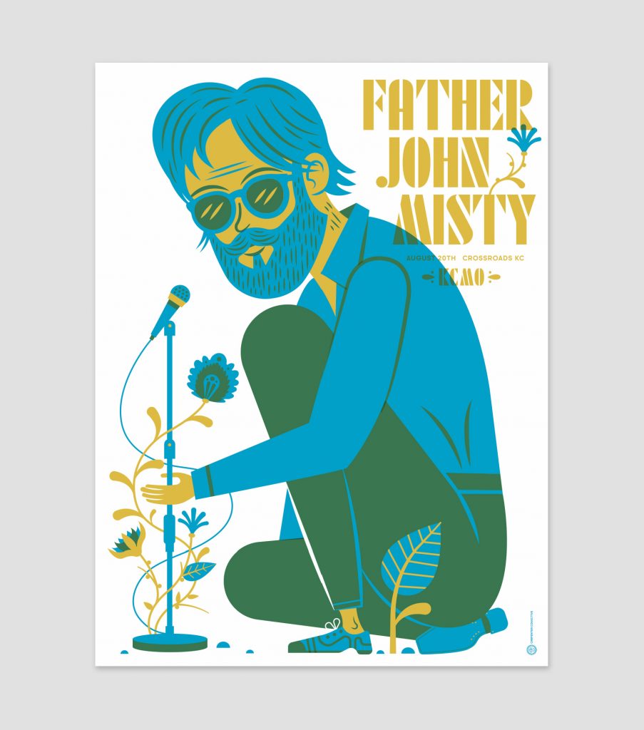 father john misty concert poster