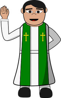 catholic priest clipart