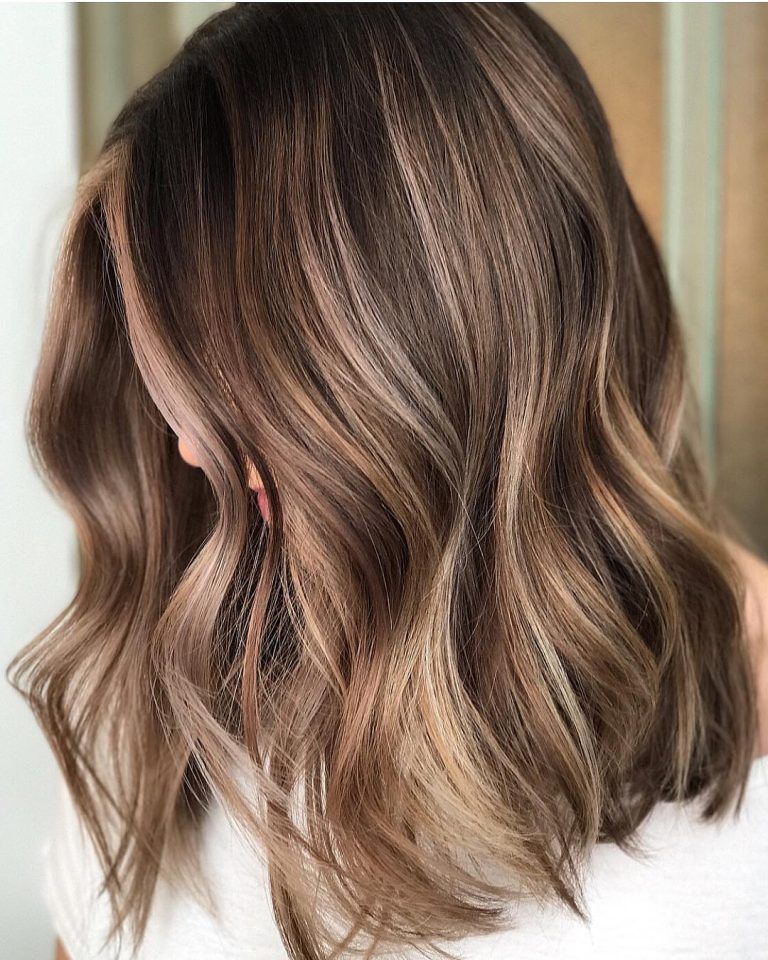 brown hair balayage