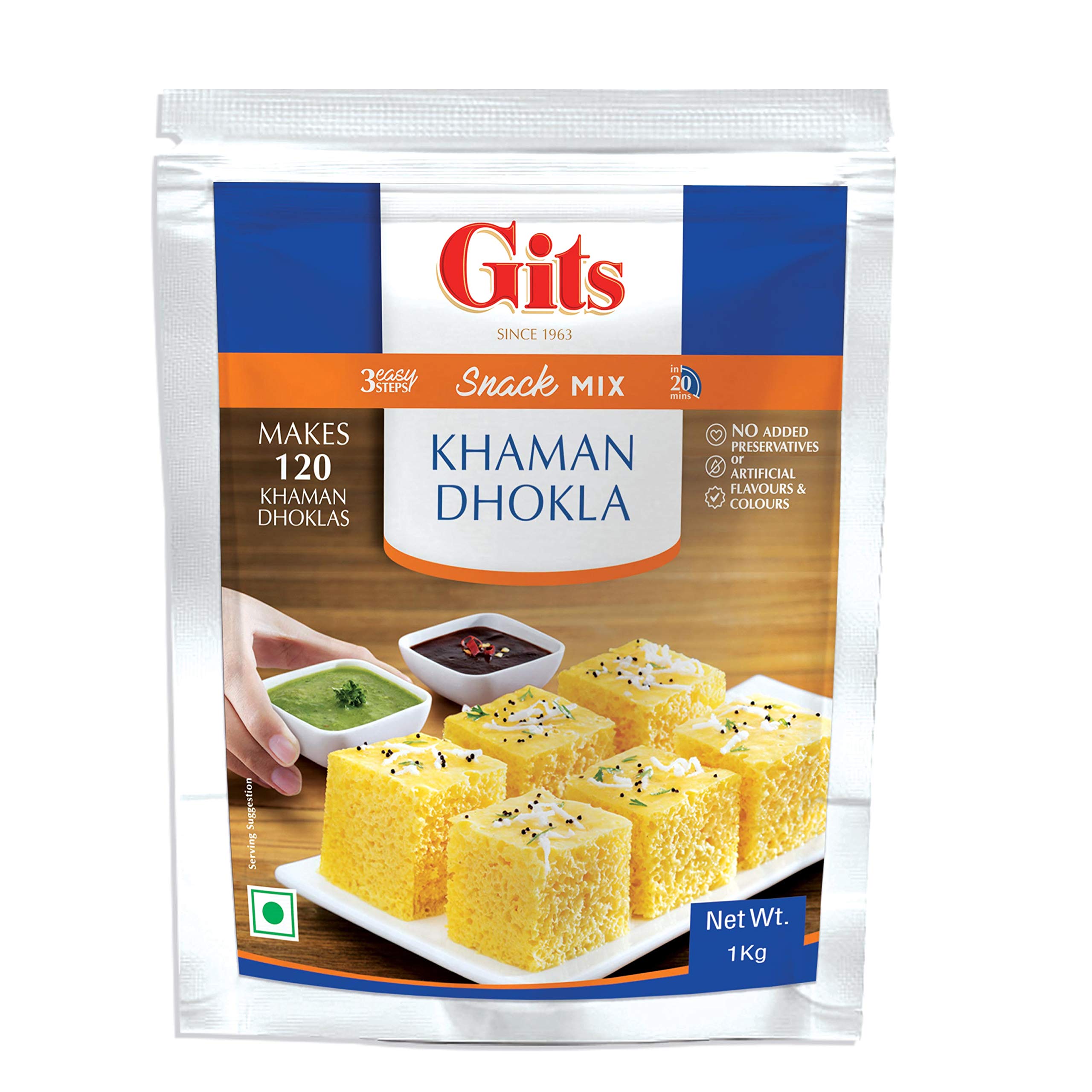how many pieces in 1 kg dhokla