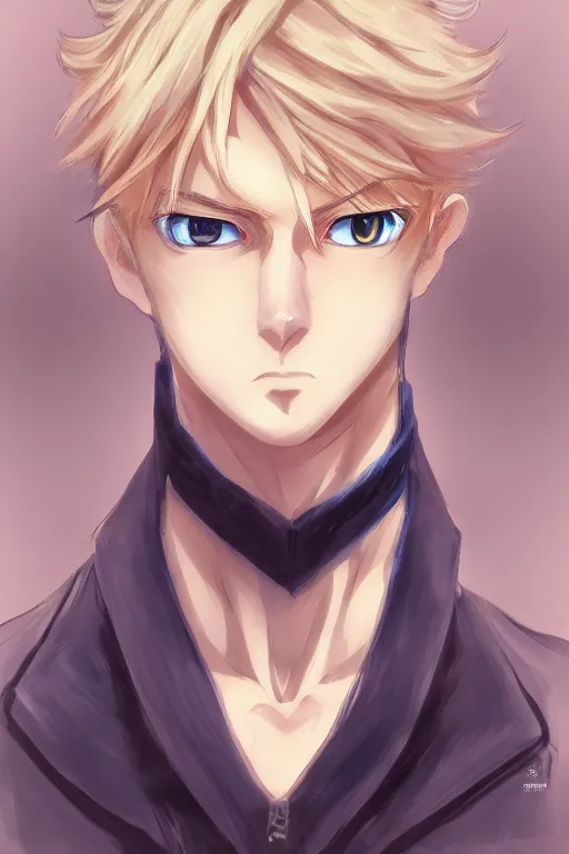 blonde anime characters male