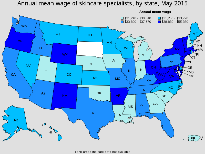 medical esthetician salary