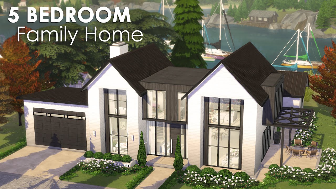 sims 4 5 bedroom house layout