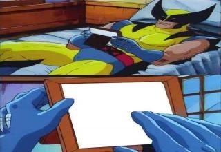 wolverine meme template