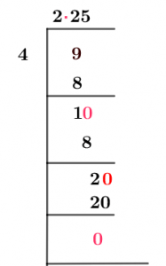 9 divided by 4