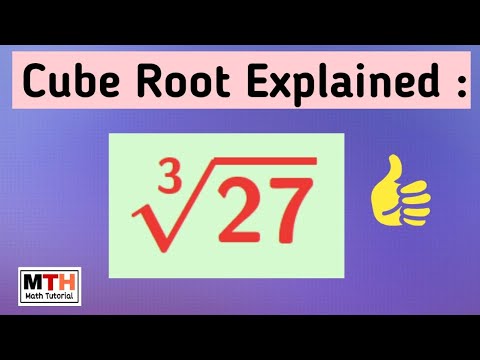 what is the cube root of 27