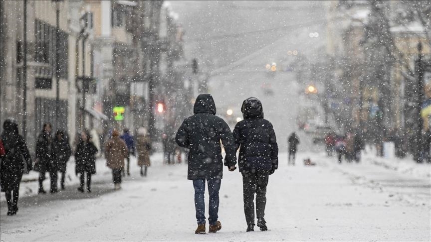 south korea is experiencing the coldest weather of the season.