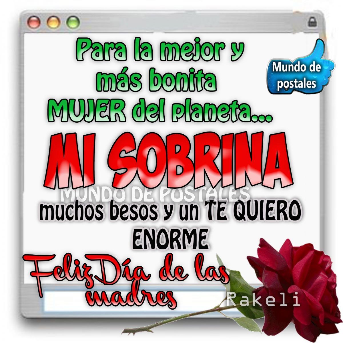 feliz dia de san valentin sobrina