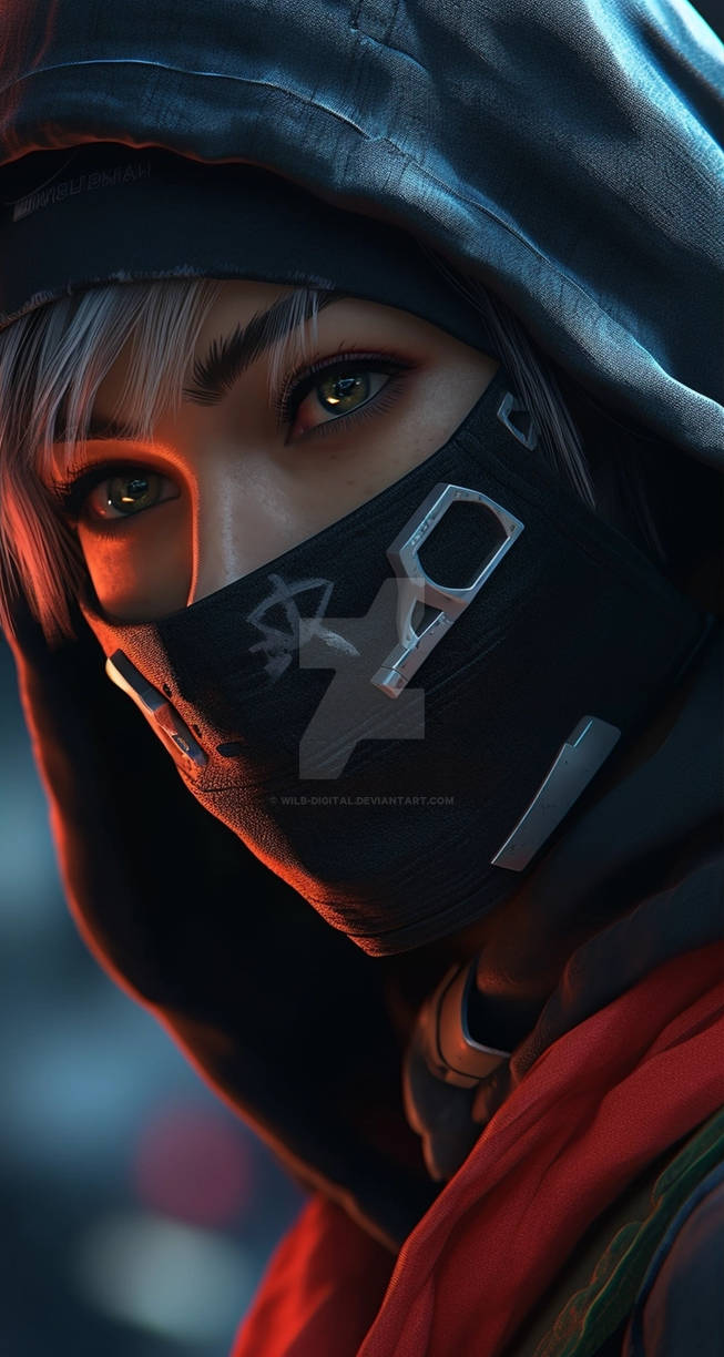 female ninja wallpaper