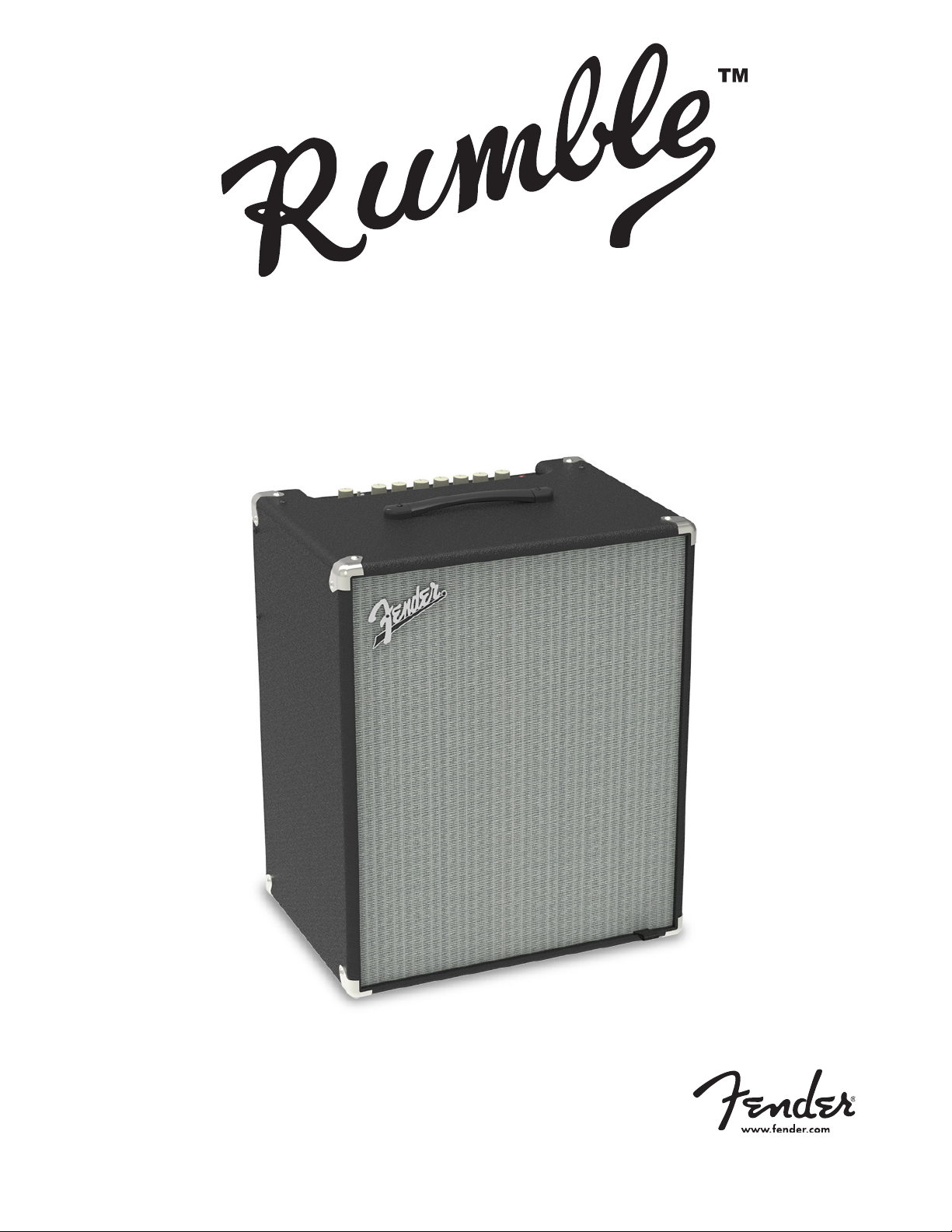 fender rumble 500 combo manual