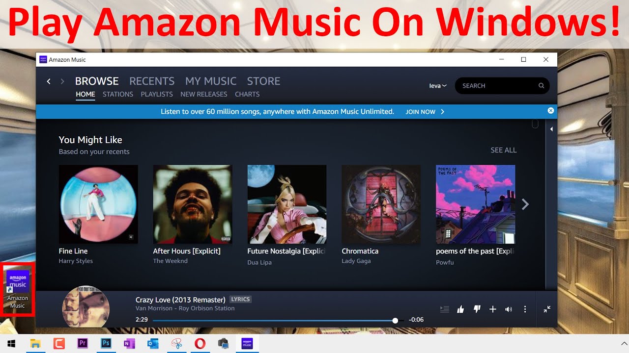 amazon music desktop app