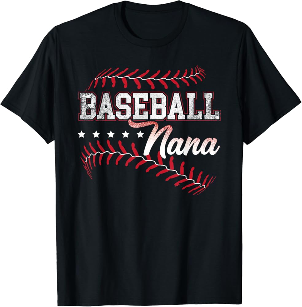 baseball shirts for nanas