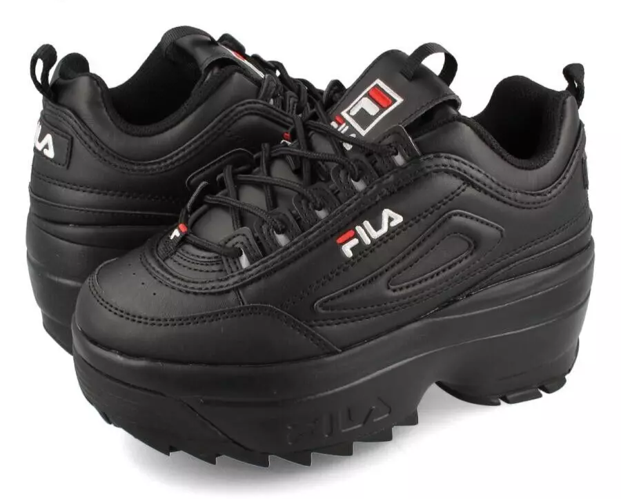 fila shoes in black