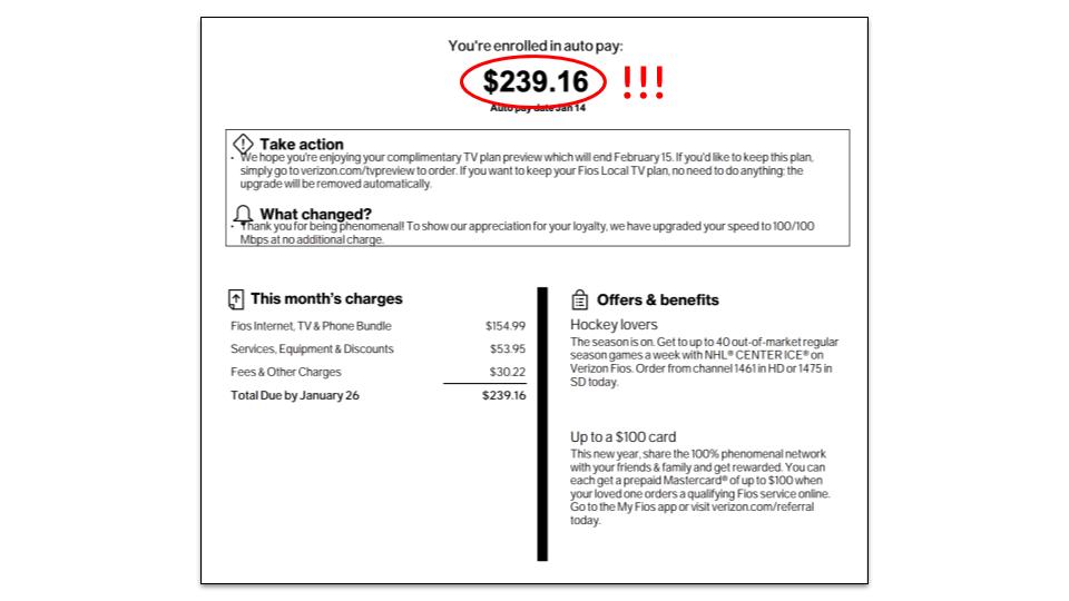 fios internet pay bill