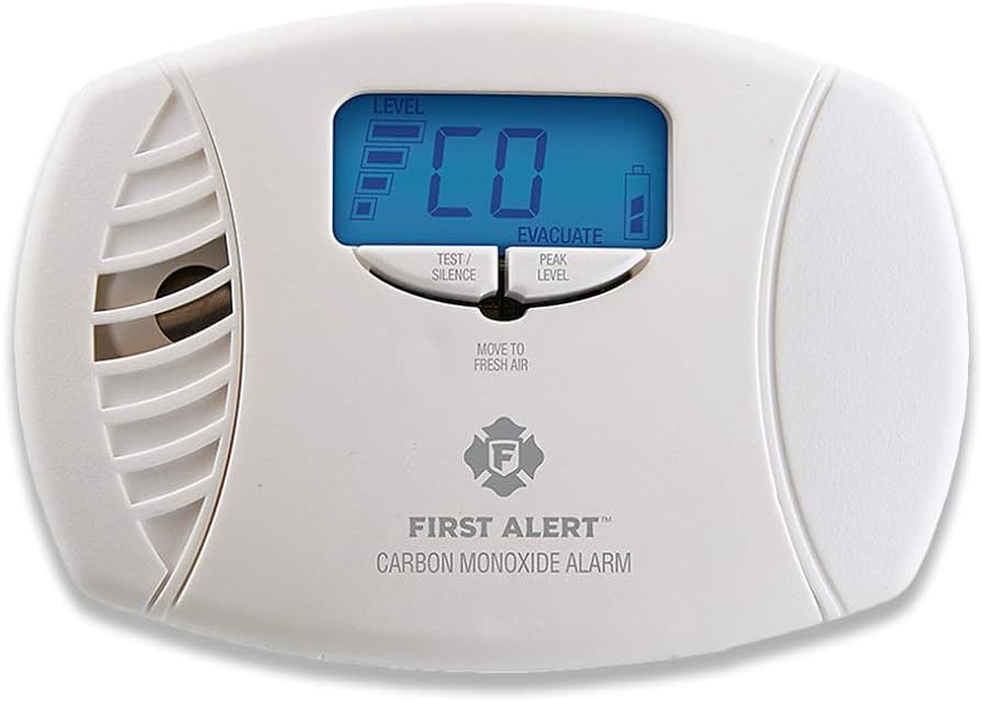 first alert carbon monoxide alarm beeping