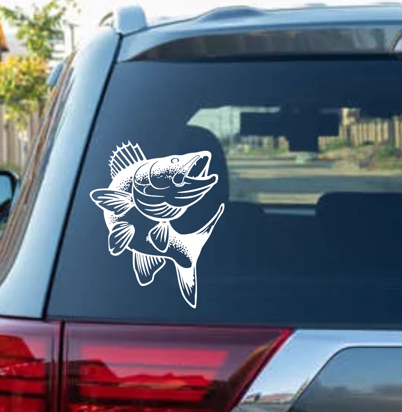 fish sticker car